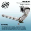 Gravity Performance decats instantly increase power by allowing exhaust gasses to exit the vehicle quicker. Our decats are designed to be direct replacements for the OEM catalytic converter