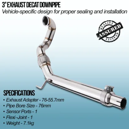 Mandrel bent and fully TIG welded for strength and durability