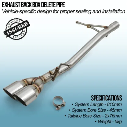 Mandrel bent and fully TIG welded for strength and durability