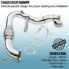 mandrel bent and fully TIG welded for strength and durability.