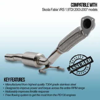 Gravity Performance decats instantly increase power by allowing exhaust gasses to exit the vehicle quicker. Our decats are designed to be direct replacements for the OEM catalytic converter