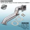 Mandrel bent and fully TIG welded for strength and durability