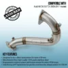 Gravity Performance DPF deletes are made to completely replace the stock DPF eliminating all restrictions. Our performance DPF deletes improve throttle response and allow for improved exhaust flow increasing power and torque.