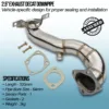 Mandrel bent and fully TIG welded for strength and durability