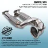 Free flowing to get the most from the 5 cylinder turbo powerplant