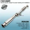 Mandrel bent and fully TIG welded for strength and durability