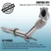 Gravity Performance decats are made to completely replace the stock catalytic converter eliminating all restrictions. Our Performance decats improve throttle response and allow for improved exhaust flow increasing power and torque.