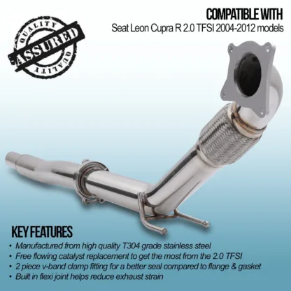 Gravity Performance decats are made to completely replace the stock catalytic converter eliminating all restrictions. Our Performance decats improve throttle response and allow for improved exhaust flow increasing power and torque.
