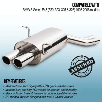 Manufactured from high quality T304 grade stainless steel