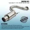 Gravity Performance exhaust back box deletes are designed to fit OEM mounting points for perfect fitment. Gravity Performance back boxes are the most straight forward