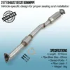 Mandrel bent and fully TIG welded for strength and durability