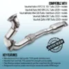 Our Gravity Performance 2.5″ Exhaust Decat Downpipe