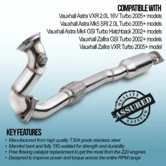Our Gravity Performance 2.5″ Exhaust Decat Downpipe