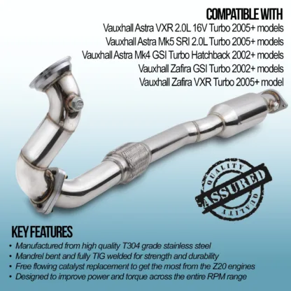 Our Gravity Performance 2.5″ Exhaust Decat Downpipe
