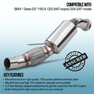 Gravity Performance decats are made to completely replace the stock catalytic converter eliminating all restrictions. Our Performance decats improve throttle response and allow for improved exhaust flow increasing power and torque.