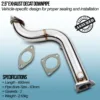 Mandrel bent and fully TIG welded for strength and durability