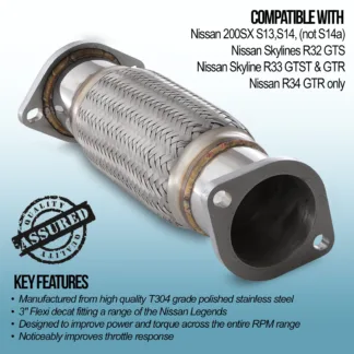 Gravity Performance decats are made to completely replace the stock catalytic converter eliminating all restrictions. Our Performance decats improve throttle response and allow for improved exhaust flow increasing power and torque.