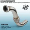 mandrel bent and fully TIG welded for strength and durability.