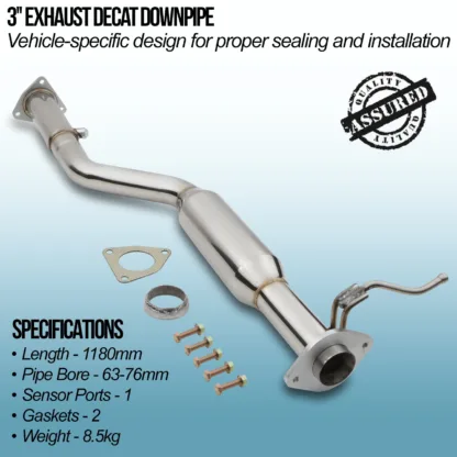 Mandrel bent and fully TIG welded for strength and durability