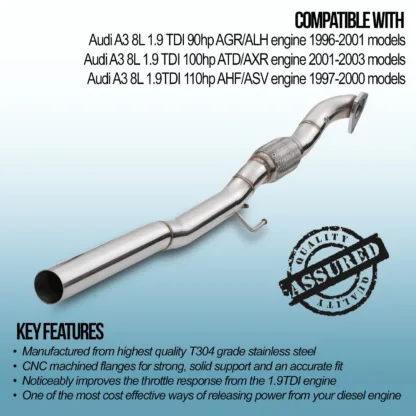 Manufactured from highest quality T304 grade stainless steel