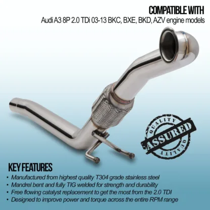 Gravity Performance decats are made to completely replace the stock catalytic converter eliminating all restrictions. Our Performance decats improve throttle response and allow for improved exhaust flow increasing power and torque.