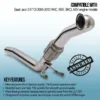 Gravity Performance decats are made to completely replace the stock catalytic converter eliminating all restrictions. Our Performance decats improve throttle response and allow for improved exhaust flow increasing power and torque.