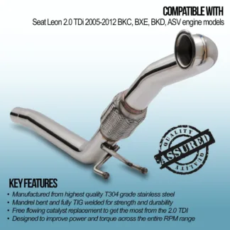 Gravity Performance decats are made to completely replace the stock catalytic converter eliminating all restrictions. Our Performance decats improve throttle response and allow for improved exhaust flow increasing power and torque.