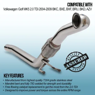 Gravity Performance decats are made to completely replace the stock catalytic converter eliminating all restrictions. Our Performance decats improve throttle response and allow for improved exhaust flow increasing power and torque.