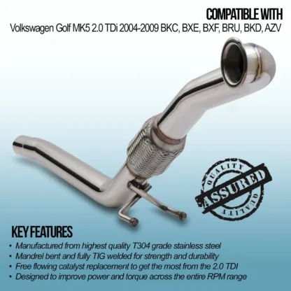 Gravity Performance decats are made to completely replace the stock catalytic converter eliminating all restrictions. Our Performance decats improve throttle response and allow for improved exhaust flow increasing power and torque.