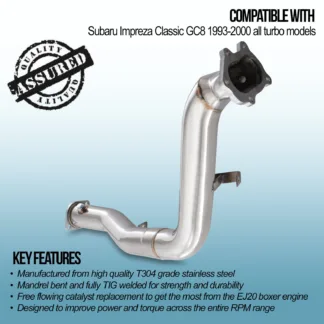 Gravity Performance decats are made to completely replace the stock catalytic converter eliminating all restrictions. Our Performance decats improve throttle response and allow for improved exhaust flow increasing power and torque.