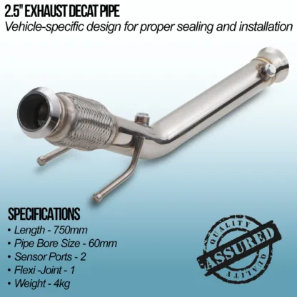 Free flowing catalyst replacement to get the most from the 180bhp 2.0L