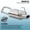 Manufactured from highest quality T304 grade stainless steel