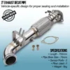 Mandrel bent and fully TIG welded for strength and durability