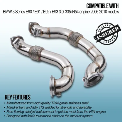 Gravity Performance decats are made to completely replace the stock catalytic converter eliminating all restrictions. Our Performance decats improve throttle response and allow for improved exhaust flow increasing power and torque.