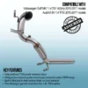 Our Gravity Performance 2.25″ Exhaust Decat Downpipe