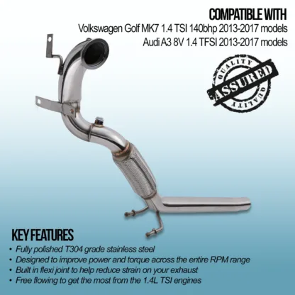 Our Gravity Performance 2.25″ Exhaust Decat Downpipe