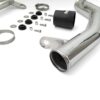 these hard pipes open up the boost path for <strong>improved airflow and reduced pressure drop</strong> across the entire charge system