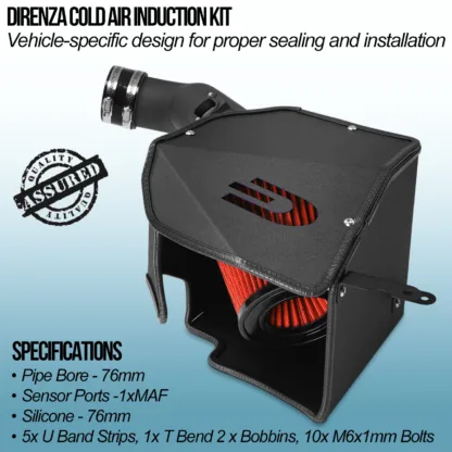 Gravity Performance Cold Air Induction kits optimise the air intake into your engine. Installing a cold air induction kit is a quick and inexpensive way to improve power