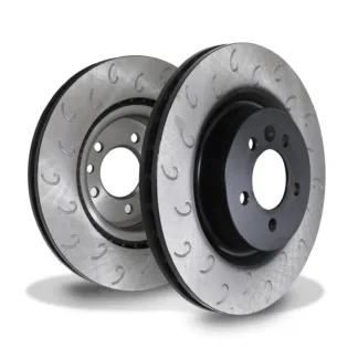 Gravity Front Vented Hooked 360mm Brake Discs - Land Rover Discovery 4 LR4 L319 09-16