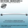where there would otherwise be flex. All of our braces mount to OEM fixings making installation smooth and quick.