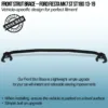 Designed to reduce chassis flex to improve steering response and stability