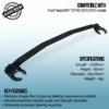 Manufactured from highest quality and strength steel / alloy to help reduce weight without compromising strength