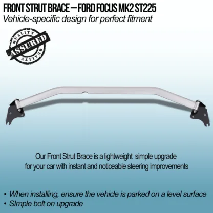 Designed to reduce chassis flex to improve steering response and stability