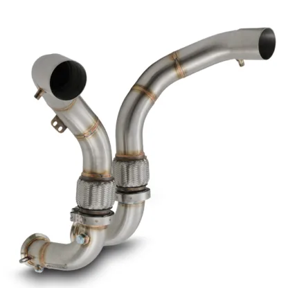 Gravity Performance decats instantly increase power by allowing exhaust gasses to exit the vehicle quicker. Our decats are designed to be direct replacements for the OEM catalytic converter