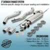 A free flowing exhaust is a great way to get the best out of the VW 2.0T Engine.
