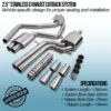 Manufactured from mandrel bent T304 grade stainless steel and CNC machined Flanges with full TIG welding for strength and durability