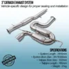 Free flowing system to get the most from the 1.8T 20V engine