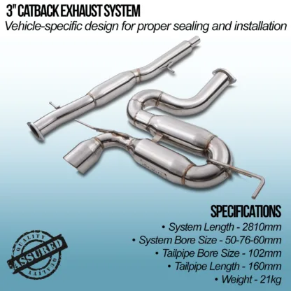 Free flowing system to get the most from the 1.8T 20V engine