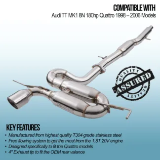 Manufactured from highest quality T304 grade stainless steel