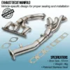 Mandrel bent and fully TIG welded for strength and durability